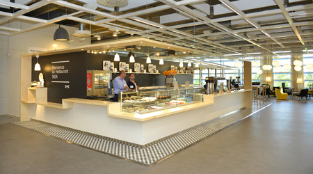 Ouverture du nouveau restaurant Ikea, ce jeudi 28 mai 2015 A VERNIER  GENEVE (PHOTOPRESS/Christian Brun)